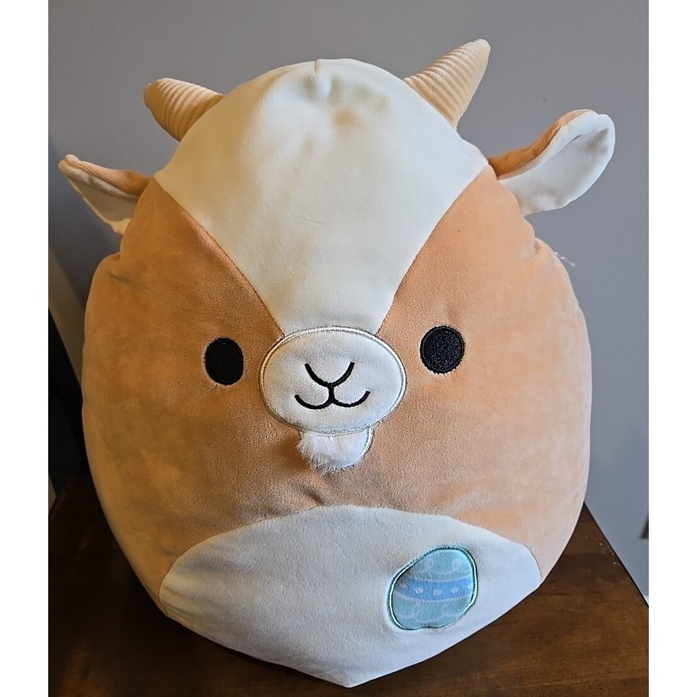 Squishmallows Grant Goat 14" Brown Stuffed Animal Plush Toy Kellytoy NEW